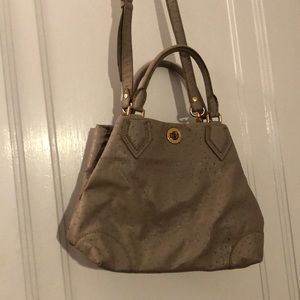 Marc Jacobs Ostrich Embossed Leather Handbag